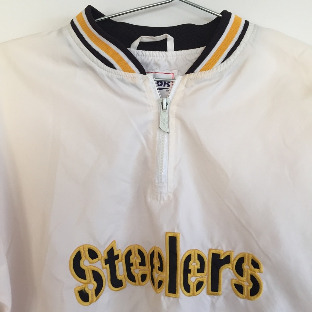 Vtg Reebok Pittsburgh Steelers Windbreaker Jacket